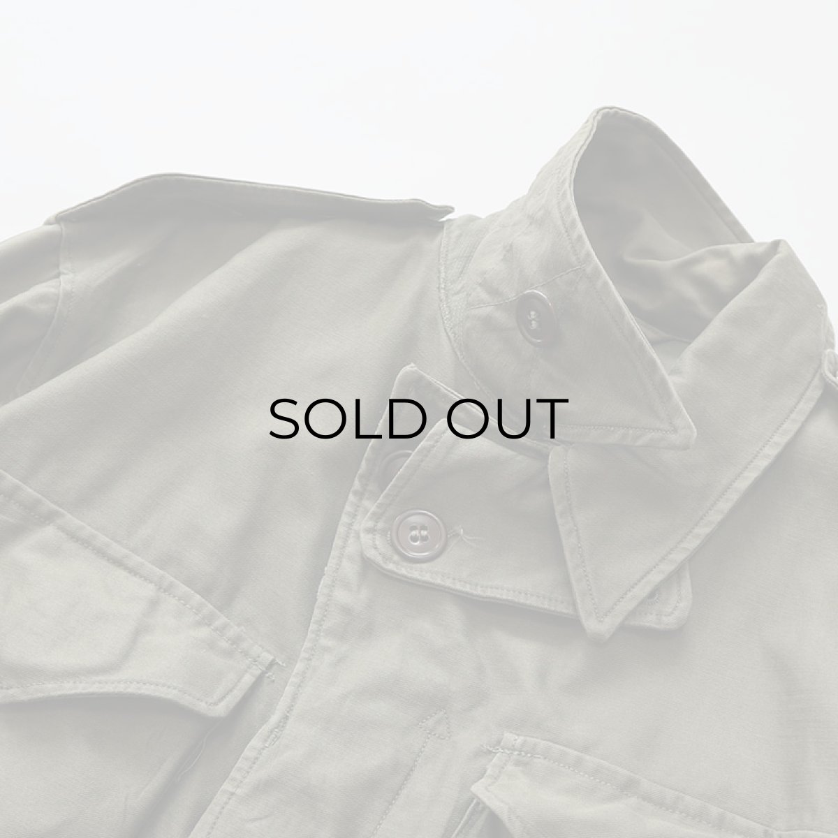 画像5: 40's US ARMY M-43 COTTON SATEEN FIELD JACKET 【36 R】 (5)