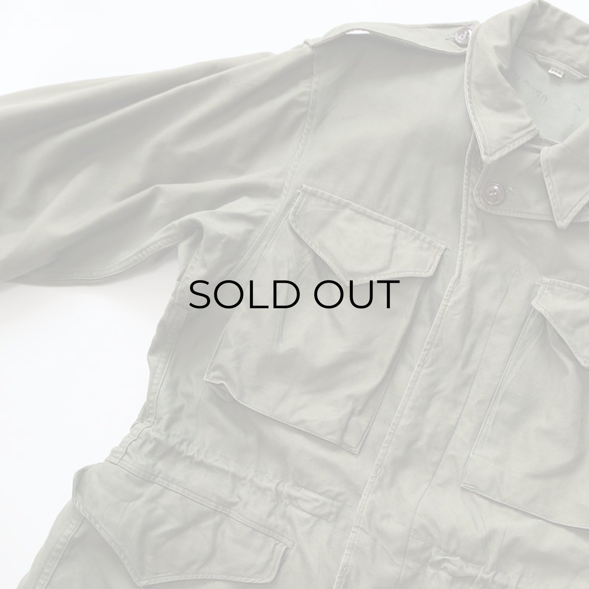 画像4: 40's US ARMY M-43 COTTON SATEEN FIELD JACKET 【36 R】 (4)