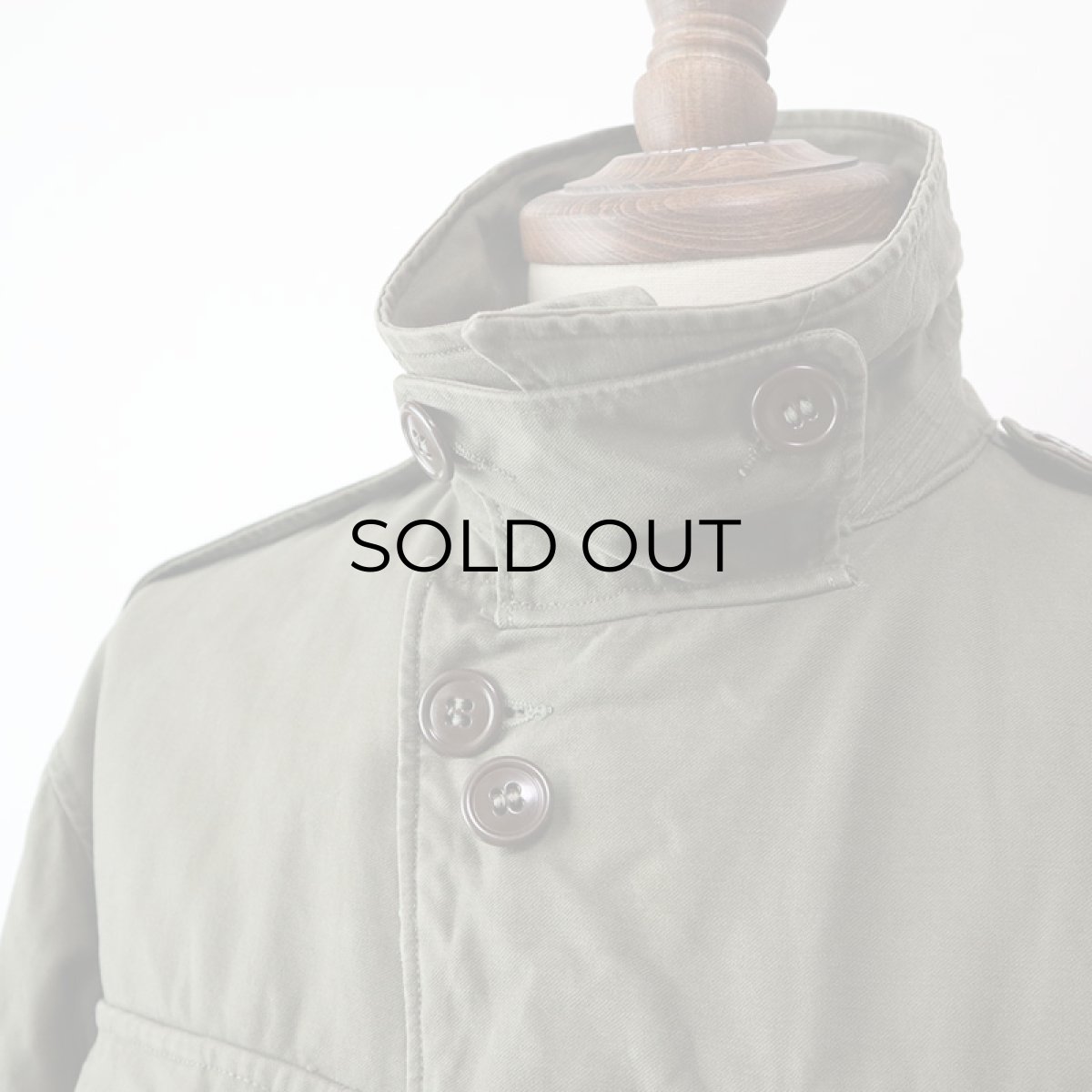 画像12: 40's US ARMY M-43 COTTON SATEEN FIELD JACKET 【36 R】 (12)