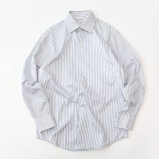 画像1: Brooks Brothers COTTON STRIPE WIDESPREAD COLLAR DRESS SHIRT "MADE IN USA" (1)