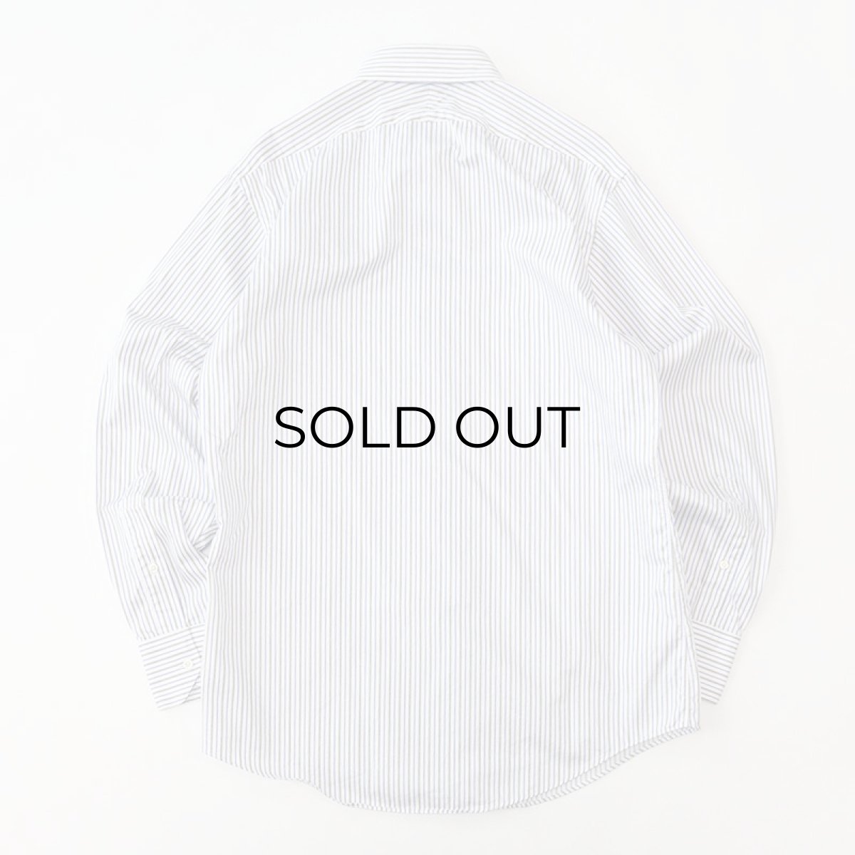 画像2: Brooks Brothers COTTON STRIPE WIDESPREAD COLLAR DRESS SHIRT "MADE IN USA" (2)