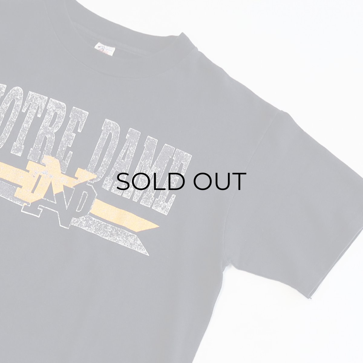 画像4: 80's Champion COTTON PRINT S/S TEE "NOTRE DAME" (4)