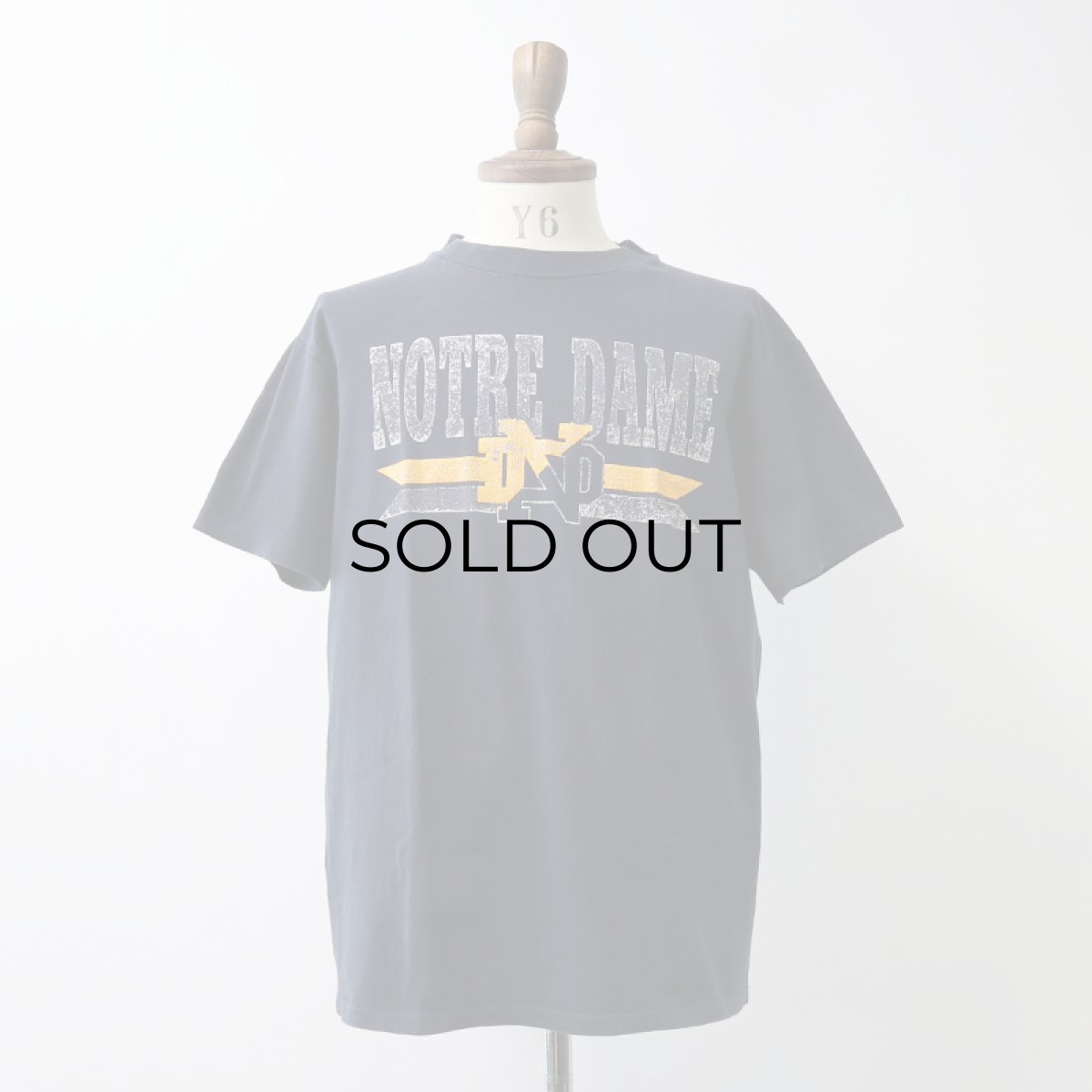 画像10: 80's Champion COTTON PRINT S/S TEE "NOTRE DAME" (10)