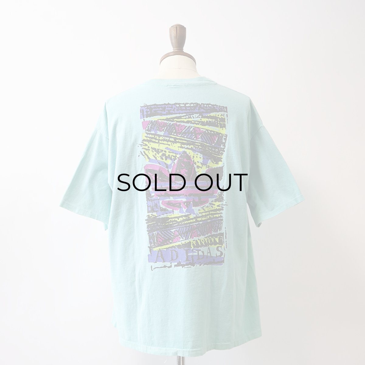 画像13: 〜90's ADIDAS COTTON W-PRINT S/S TEE (13)