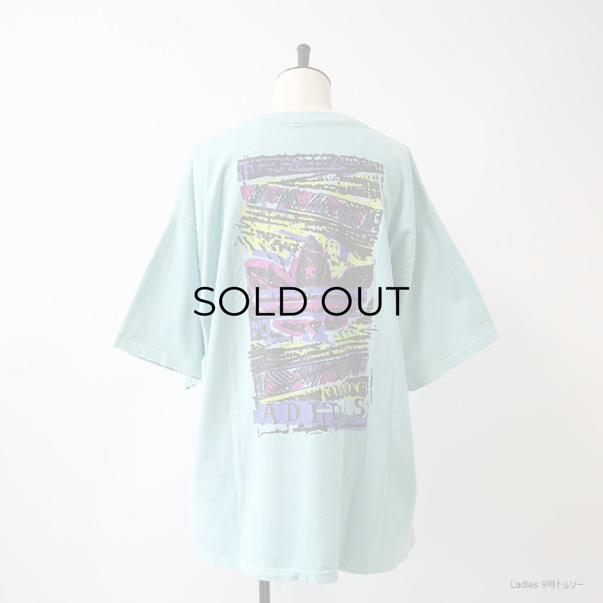 画像15: 〜90's ADIDAS COTTON W-PRINT S/S TEE (15)