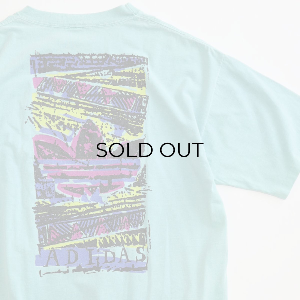 画像7: 〜90's ADIDAS COTTON W-PRINT S/S TEE (7)