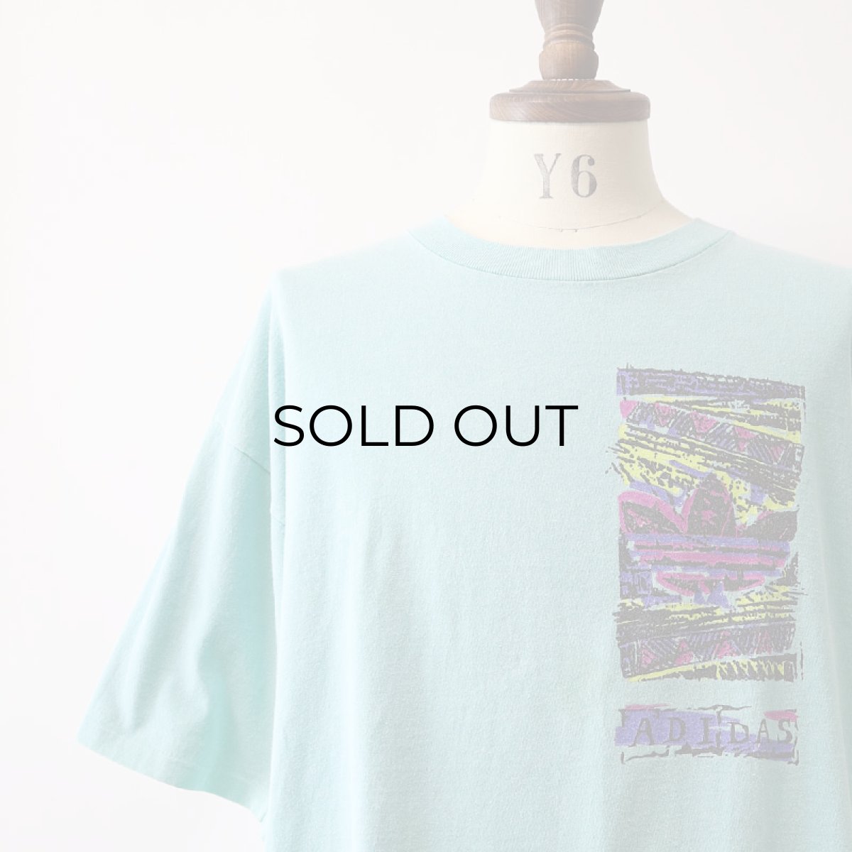 画像10: 〜90's ADIDAS COTTON W-PRINT S/S TEE (10)