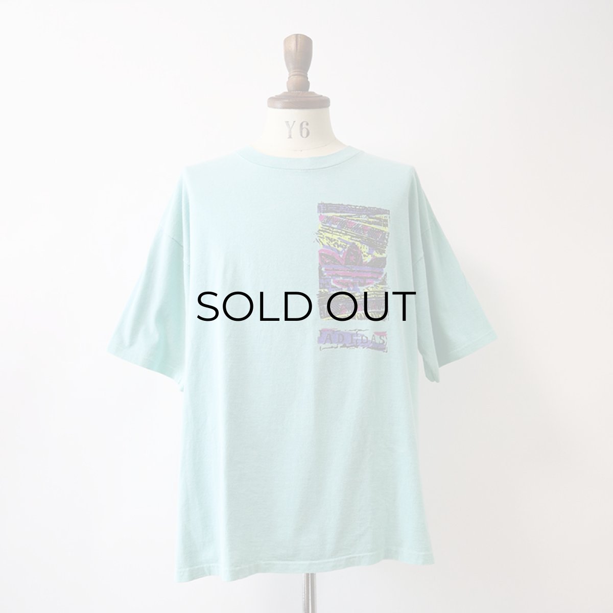 画像11: 〜90's ADIDAS COTTON W-PRINT S/S TEE (11)