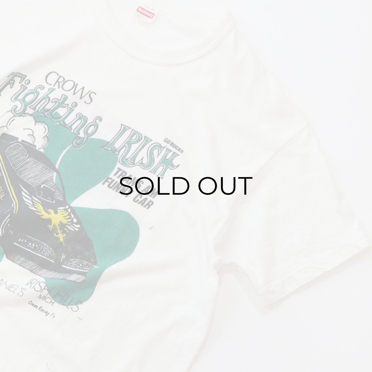 画像4: 70's Healthknit COTTON W-PRINT S/S TEE "Fighting IRISH" (4)