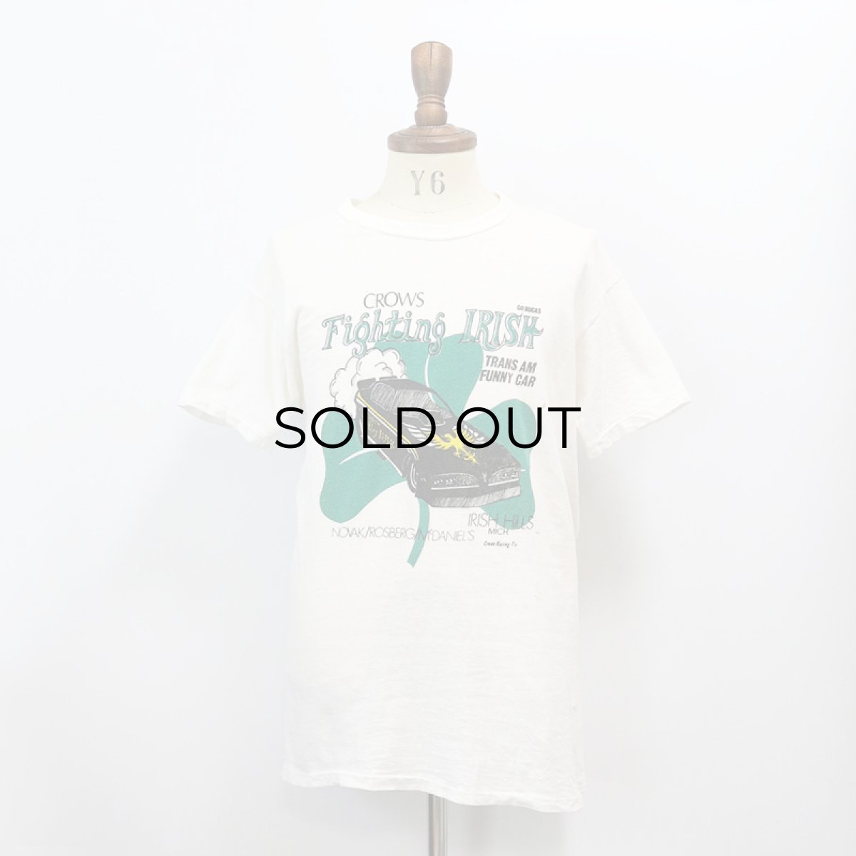 画像9: 70's Healthknit COTTON W-PRINT S/S TEE "Fighting IRISH" (9)