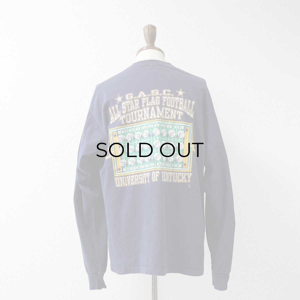 画像10: 90's FRUIT OF THE LOOM COTTON W-PRINT L/S TEE "1994 ALLSTAR FLAG FOOTBALL" (10)