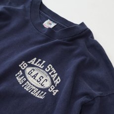 画像4: 90's FRUIT OF THE LOOM COTTON W-PRINT L/S TEE "1994 ALLSTAR FLAG FOOTBALL" (4)