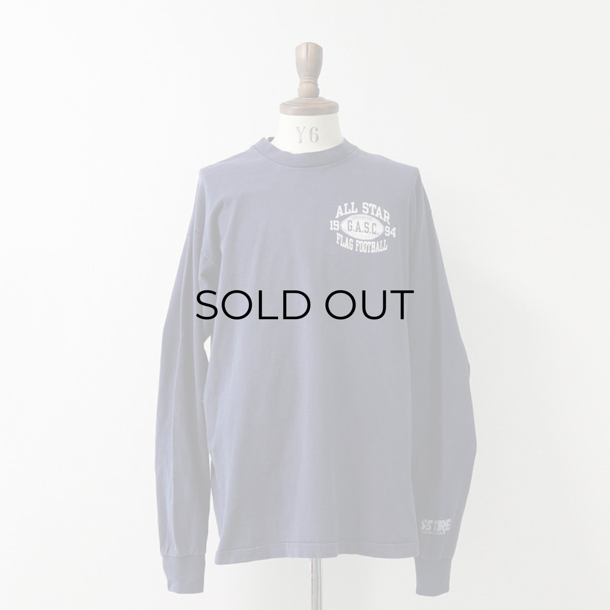 画像9: 90's FRUIT OF THE LOOM COTTON W-PRINT L/S TEE "1994 ALLSTAR FLAG FOOTBALL" (9)