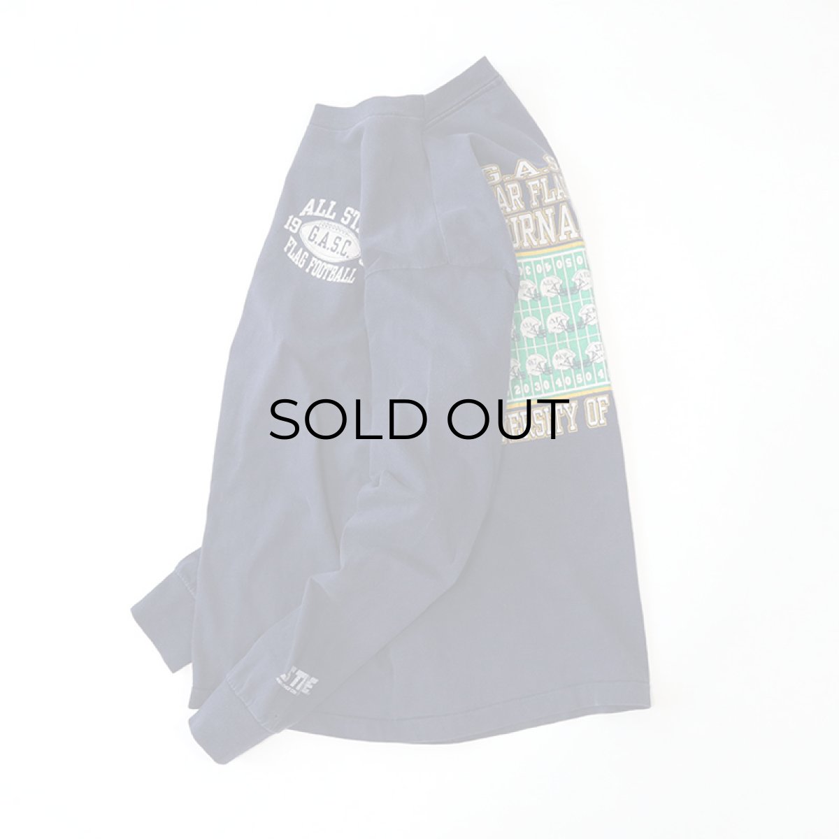 画像2: 90's FRUIT OF THE LOOM COTTON W-PRINT L/S TEE "1994 ALLSTAR FLAG FOOTBALL" (2)