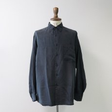 画像7: 〜90's STEFANO BLACK SILK SHIRT (7)