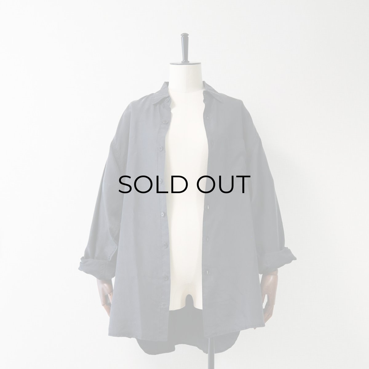 画像8: 〜90's STEFANO BLACK SILK SHIRT (8)