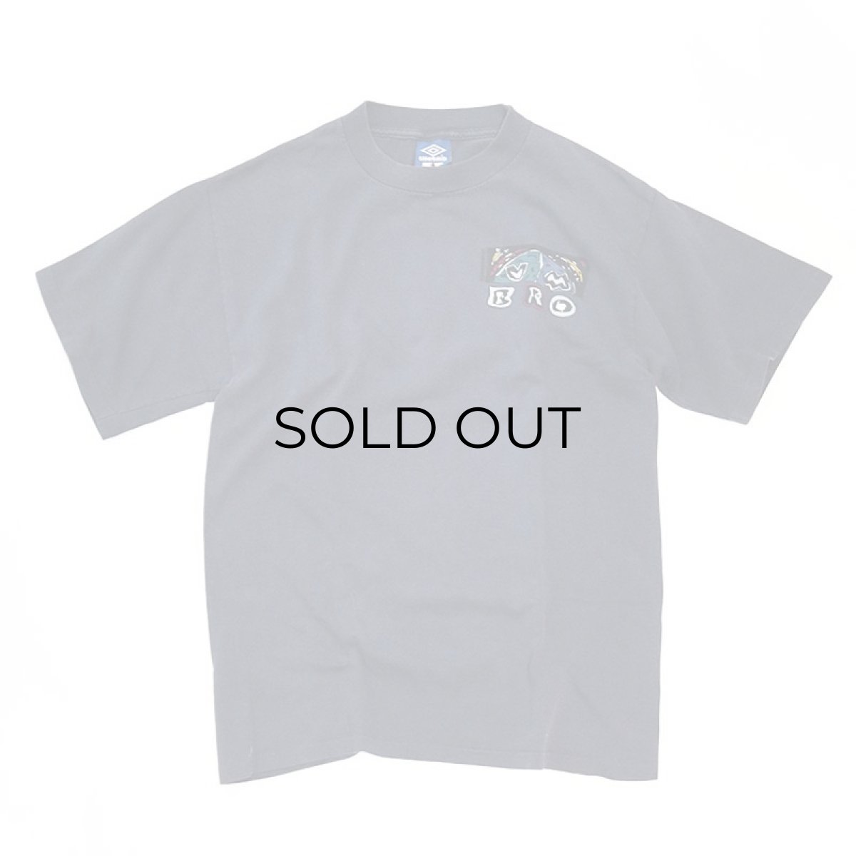 画像2: 〜90's UMBRO COTTON W-PRINT S/S TEE (2)