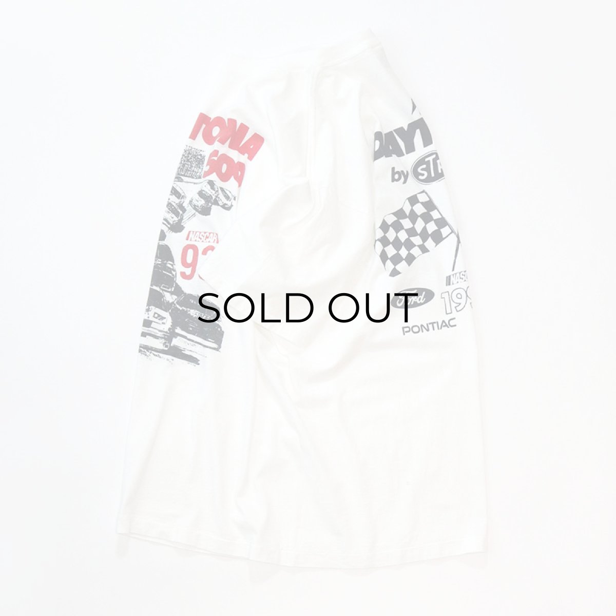 画像2: 90's All Sport COTTON W-PRINT S/S TEE "DAYTONA 500" (2)