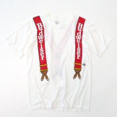 画像1: 90's Five Star SUSPENDER PRINT S/S TEE "Budweiser" (1)