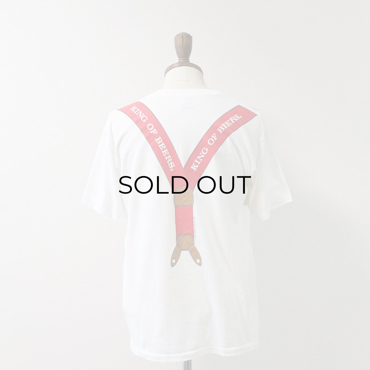 画像10: 90's Five Star SUSPENDER PRINT S/S TEE "Budweiser" (10)