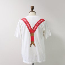 画像10: 90's Five Star SUSPENDER PRINT S/S TEE "Budweiser" (10)