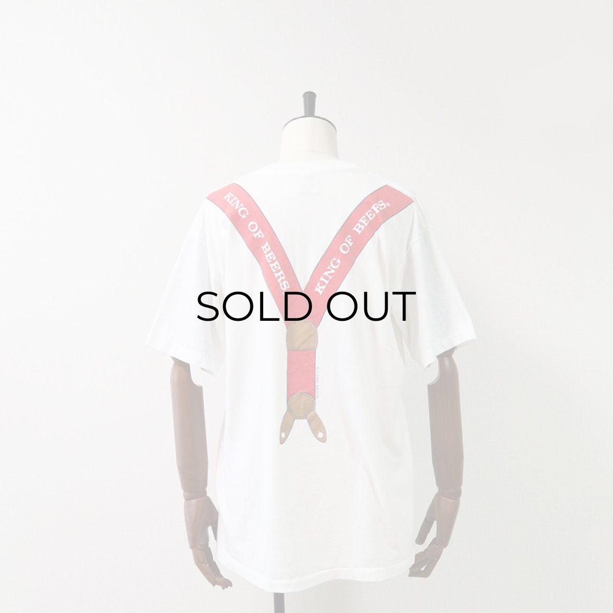 画像12: 90's Five Star SUSPENDER PRINT S/S TEE "Budweiser" (12)