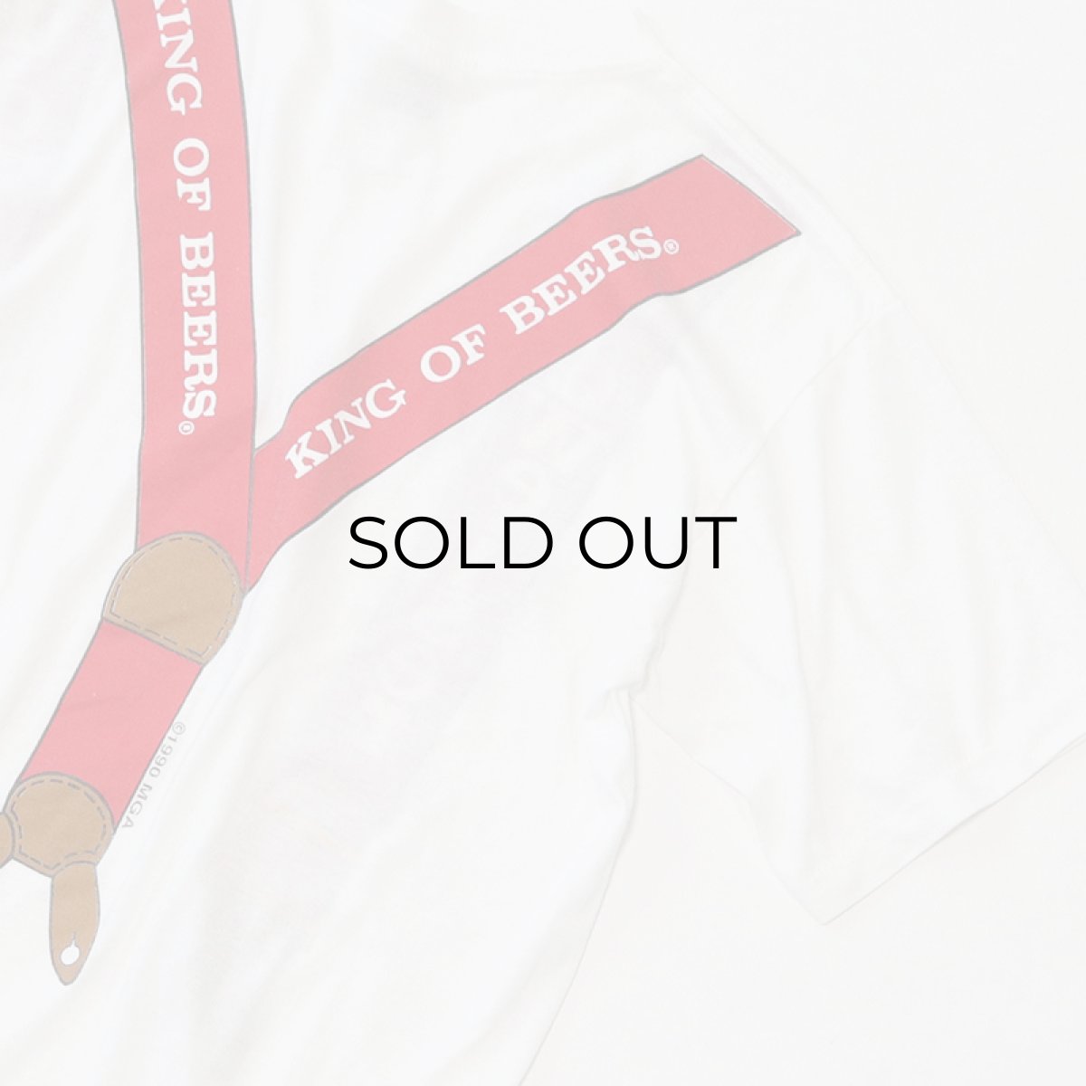 画像6: 90's Five Star SUSPENDER PRINT S/S TEE "Budweiser" (6)