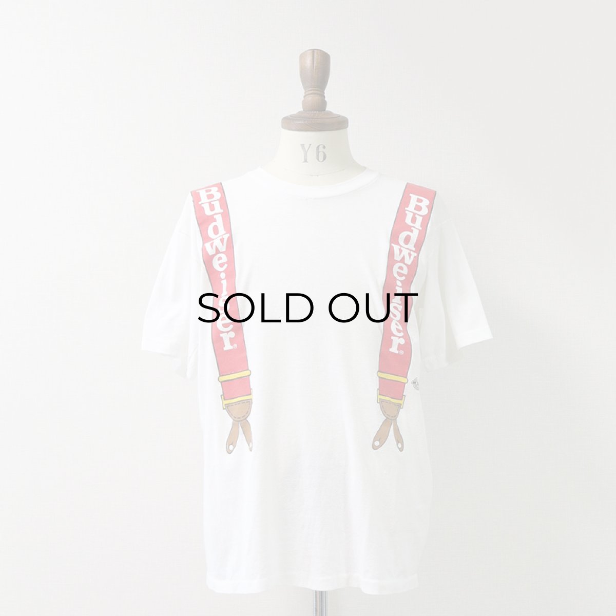 画像9: 90's Five Star SUSPENDER PRINT S/S TEE "Budweiser" (9)