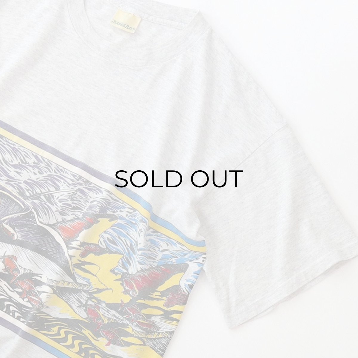 画像4: 80's ST. JOHN'S BAY W-PRINT S/S TEE (4)