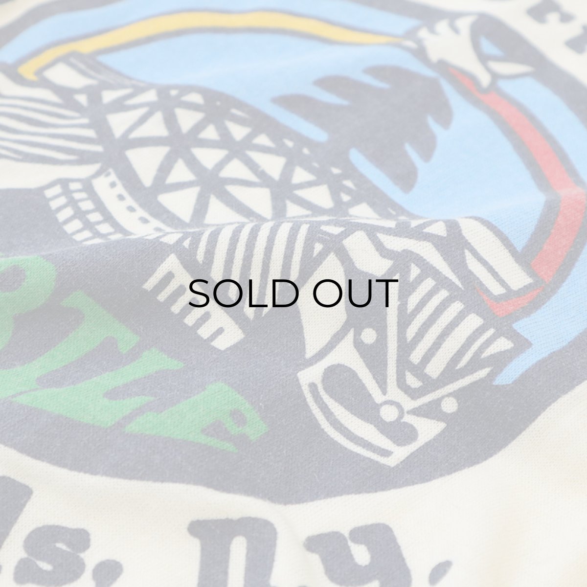 画像6: 80's TRENCH PRINT S/S TEE "TURTLE Native American Center" (6)