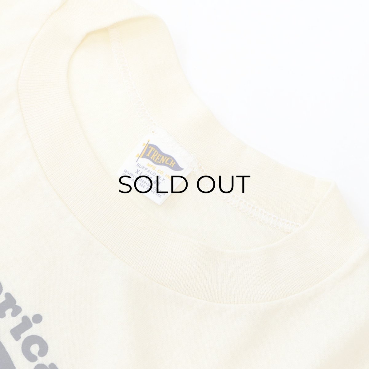 画像5: 80's TRENCH PRINT S/S TEE "TURTLE Native American Center" (5)