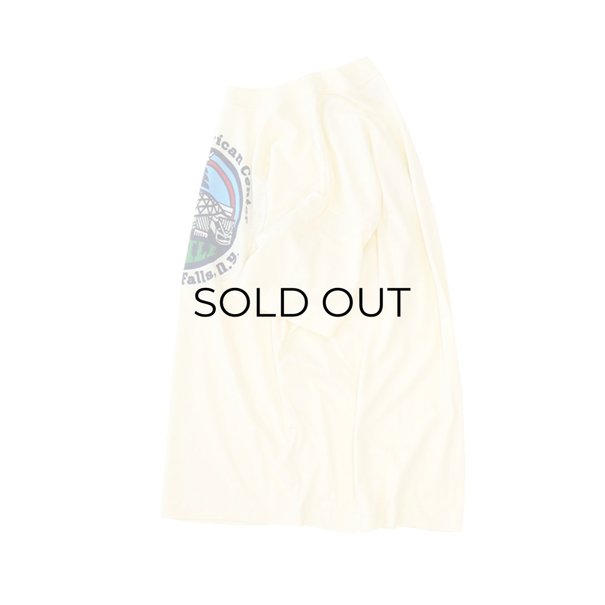 画像2: 80's TRENCH PRINT S/S TEE "TURTLE Native American Center" (2)