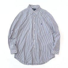 画像1: Ralph Lauren COTTON OXFORD STRIPE B/D SHIRT (1)