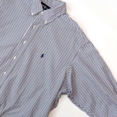 画像3: Ralph Lauren COTTON OXFORD STRIPE B/D SHIRT (3)