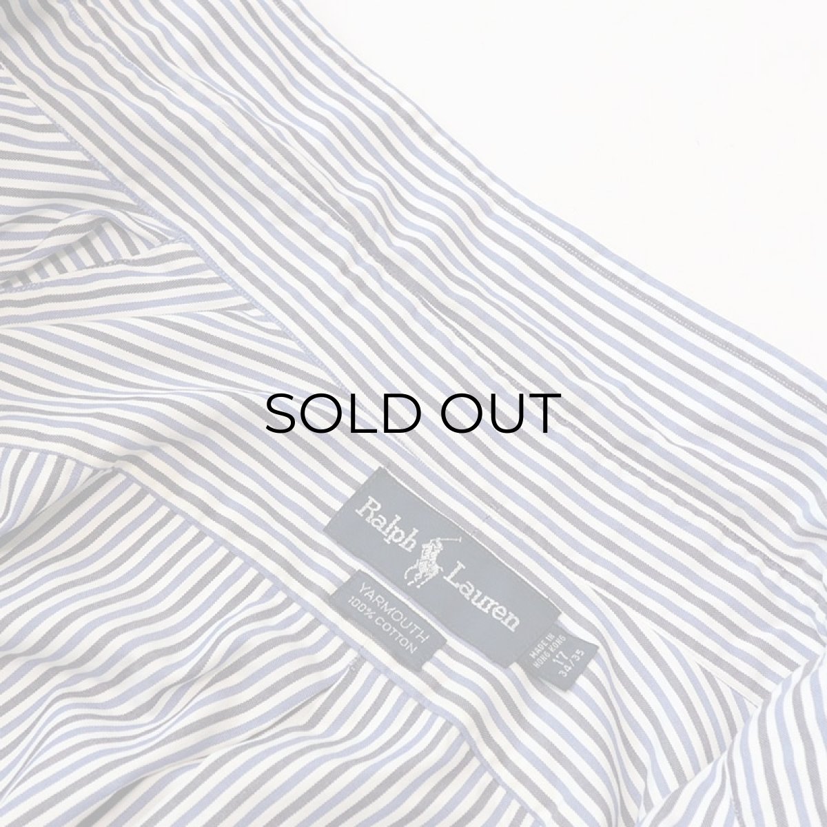 画像7: Ralph Lauren COTTON OXFORD STRIPE B/D SHIRT (7)