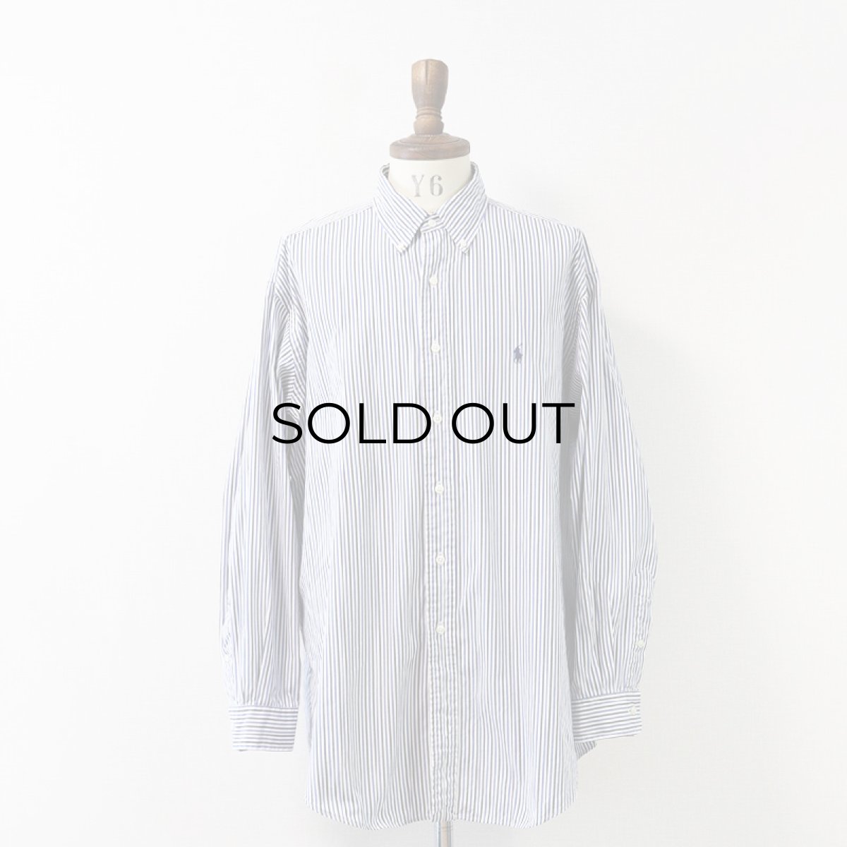 画像9: Ralph Lauren COTTON OXFORD STRIPE B/D SHIRT (9)