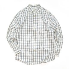 画像1: 90's Eddie Bauer COTTON CHECK B/D SHIRT (1)