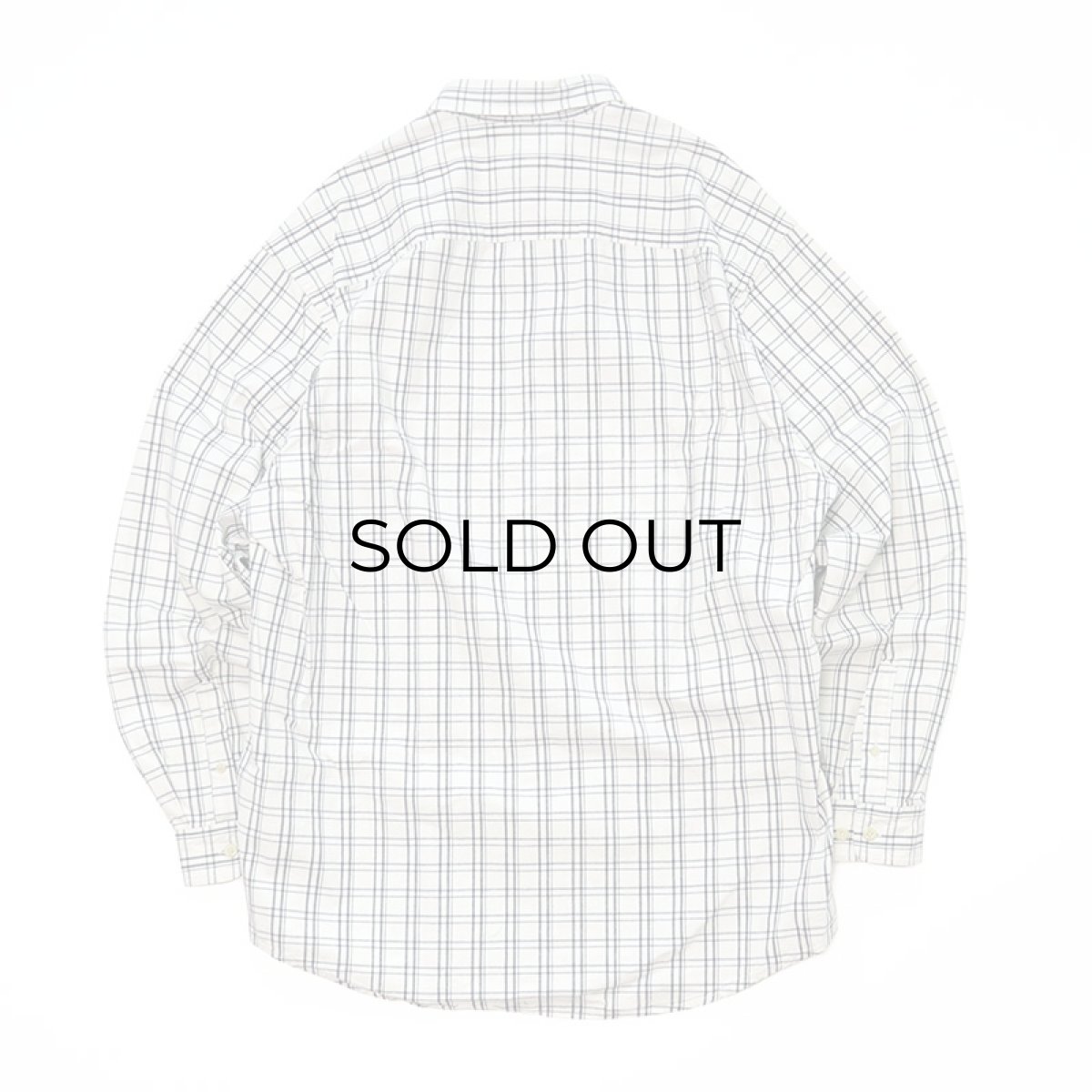 画像2: 90's Eddie Bauer COTTON CHECK B/D SHIRT (2)