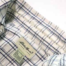 画像6: 90's Eddie Bauer COTTON CHECK B/D SHIRT (6)