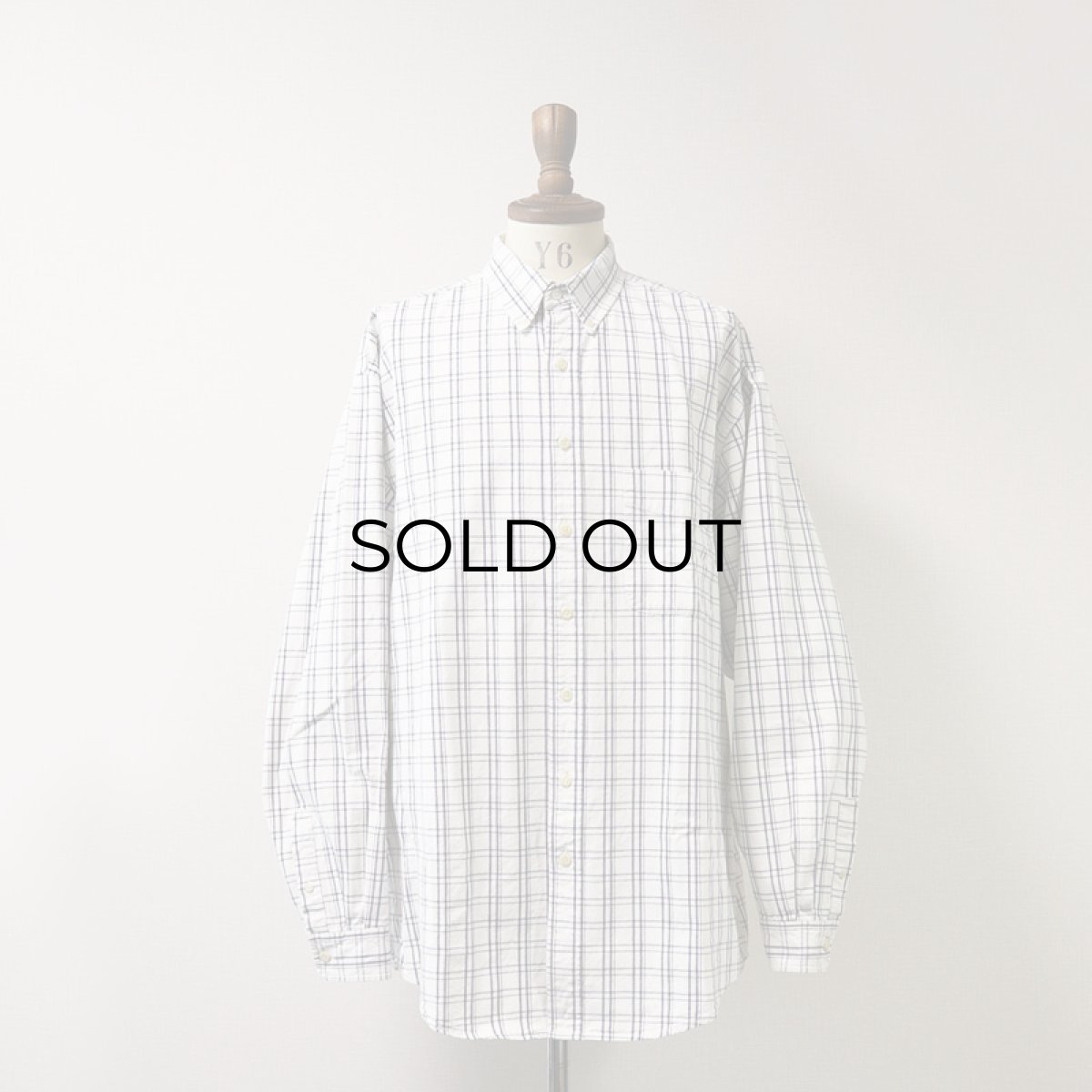 画像7: 90's Eddie Bauer COTTON CHECK B/D SHIRT (7)