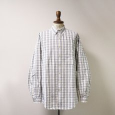 画像7: 90's Eddie Bauer COTTON CHECK B/D SHIRT (7)