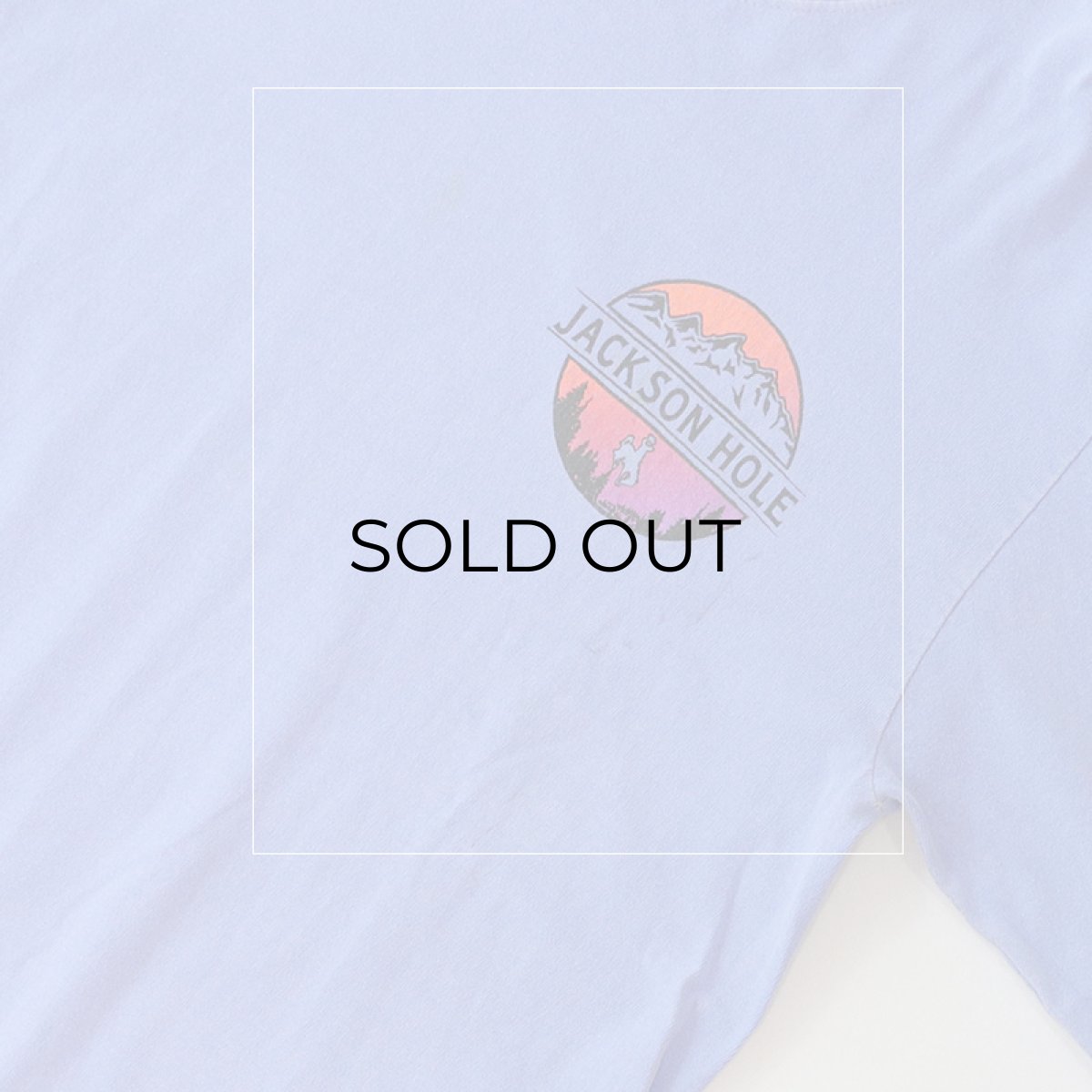 画像9: GILDAN PIGMENT DYED COTTON W-PRINT L/S TEE "JACKSON HOLE"  (9)