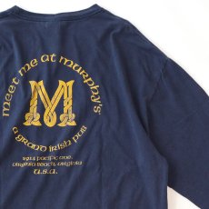 画像4: GILDAN COTTON W-PRINT L/S POCKET TEE "MURPHY'S" (4)