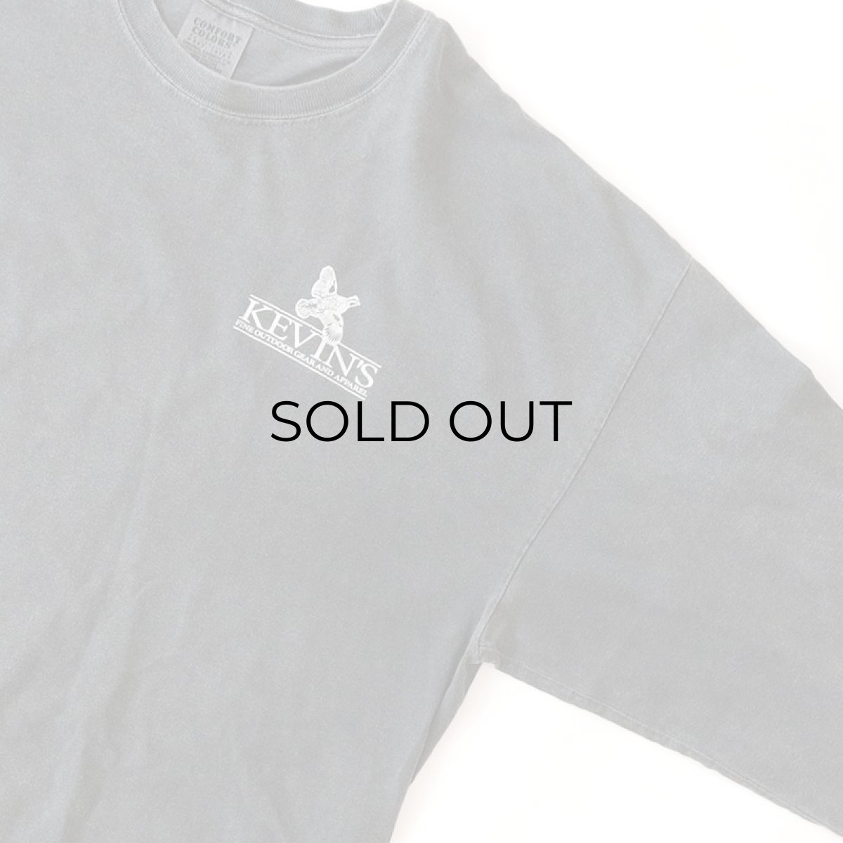 画像3: COMFORT COLORS PIGMENT DYED COTTON W-PRINT L/S TEE "KEVIN'S"  (3)