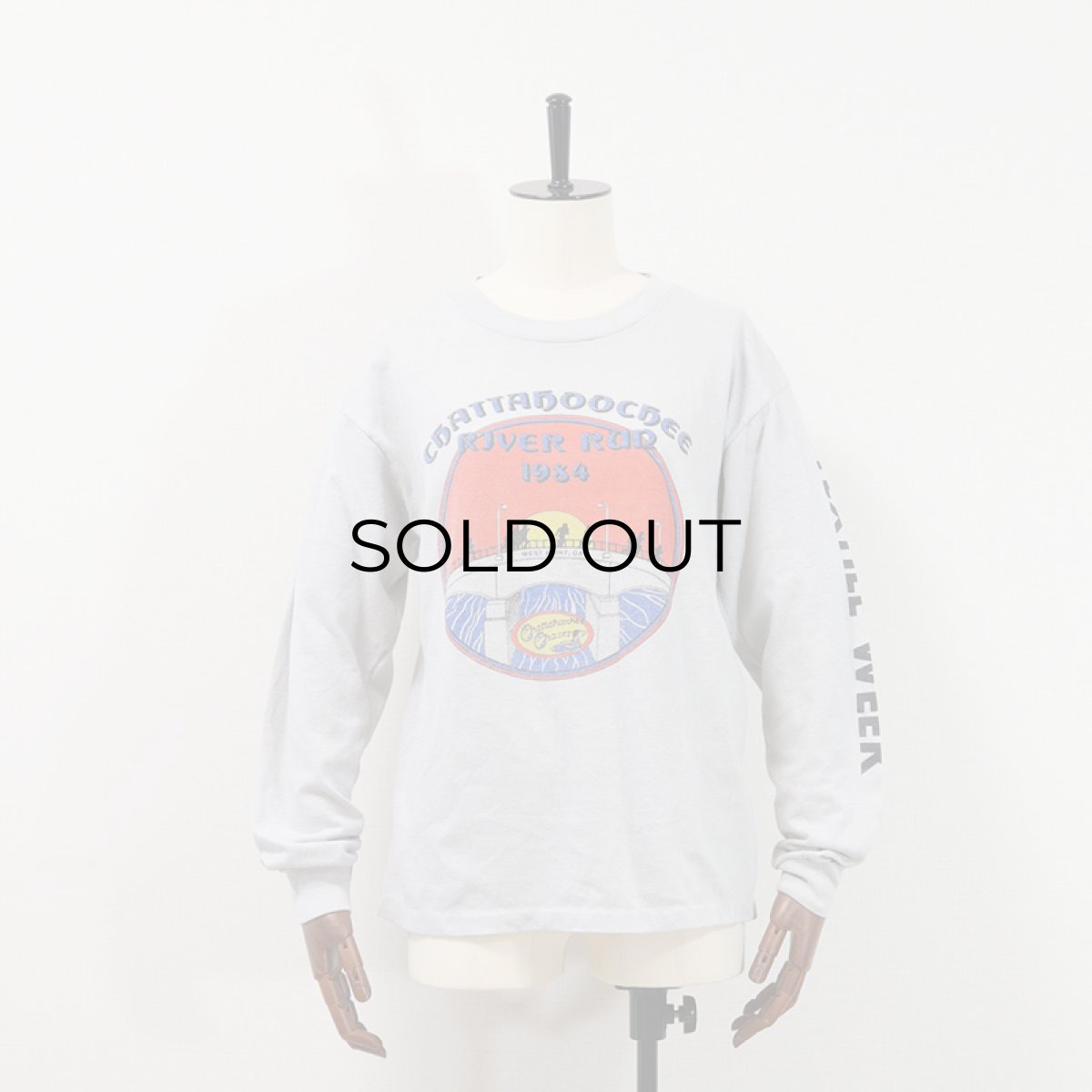 画像9: 80's Sportswear W-PRINT L/S TEE "CHATTAHOOCHE RIVER RUN 1984"  (9)