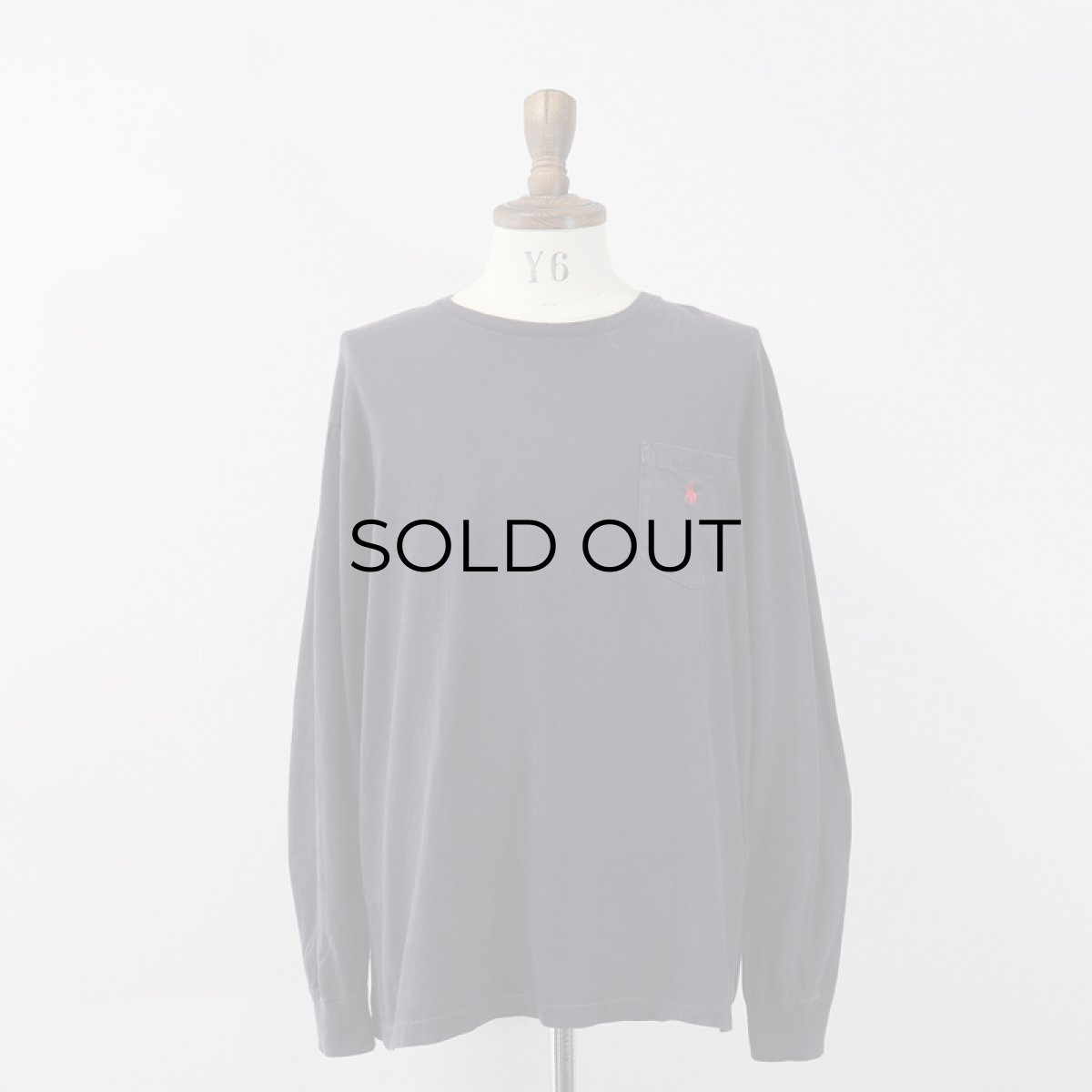 画像6: 90's Polo by Ralph Lauren COTTON L/S POCKET TEE (6)