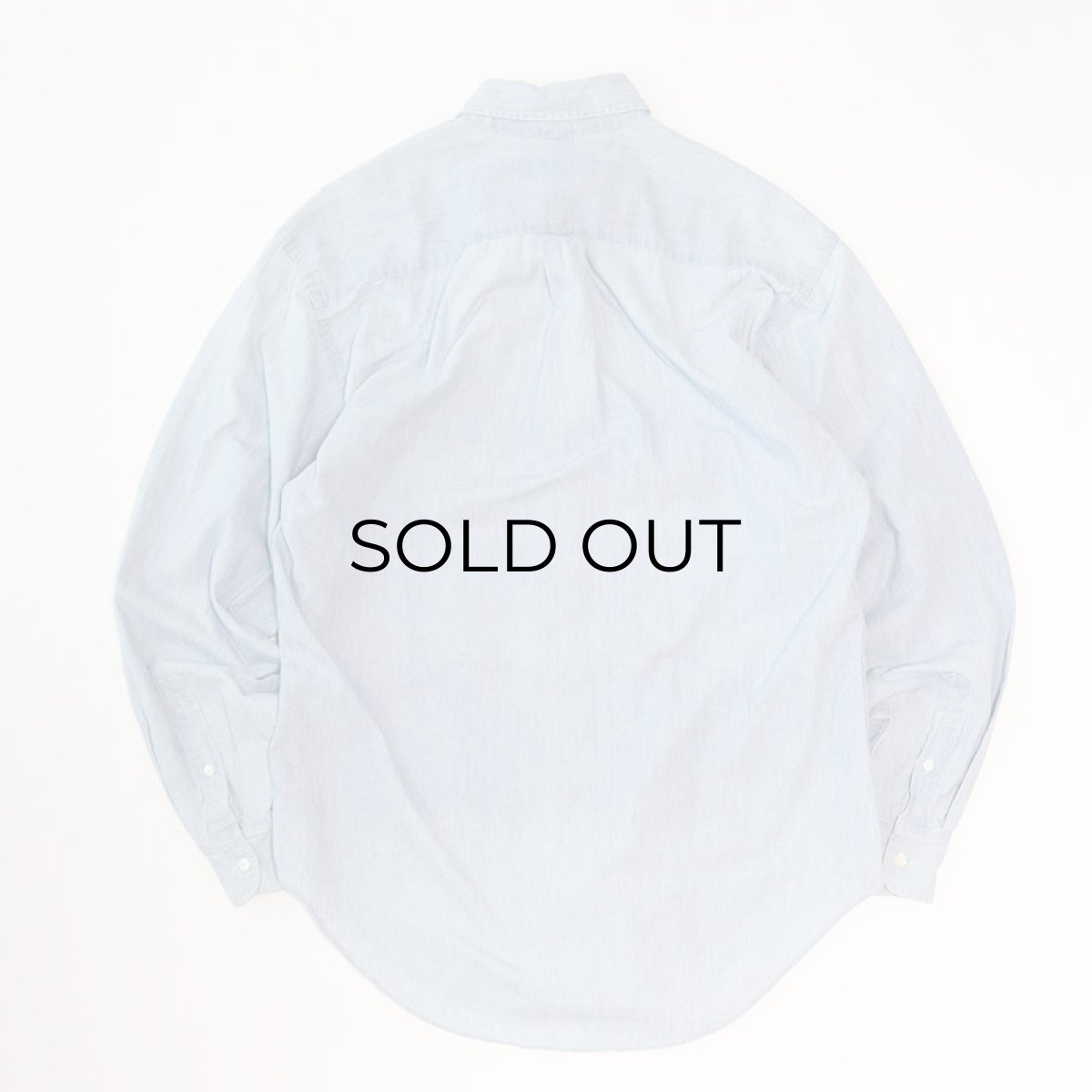 画像3: 〜90's Ralph Lauren COTTON CHAMBRAY B/D SHIRT (3)