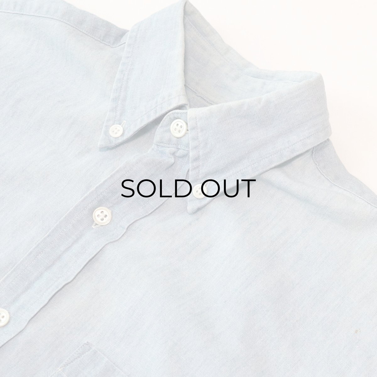 画像6: 〜90's Ralph Lauren COTTON CHAMBRAY B/D SHIRT (6)