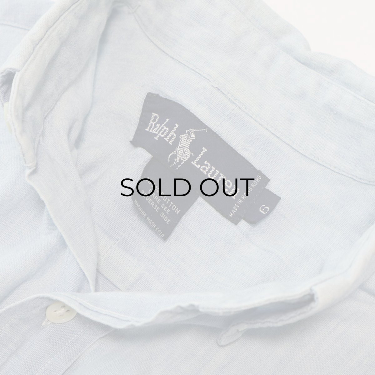 画像7: 〜90's Ralph Lauren COTTON CHAMBRAY B/D SHIRT (7)