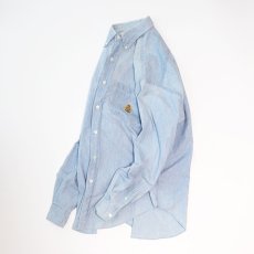 画像2: 〜90's Ralph Lauren COTTON CHAMBRAY B/D SHIRT (2)